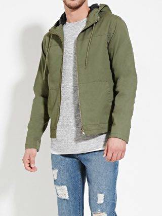 Contrast Trim-Pocket Shirt