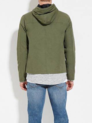 Contrast Trim-Pocket Shirt