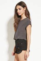 Crinkled Shirt Dress Crinkled Shirt Dress