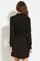 Crinkled Shirt Dress